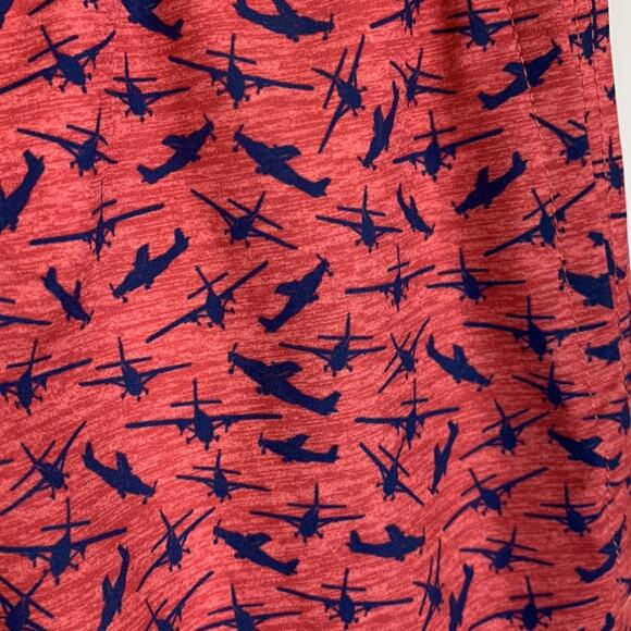 Vineyard Vines 7 Inch Airplane Printed Chappy Swim Trunks Shorts M-116 Sz XS - Picture 2 of 10